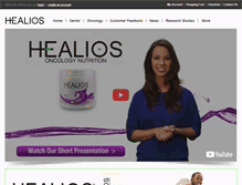 Tablet Screenshot of healiosproducts.com